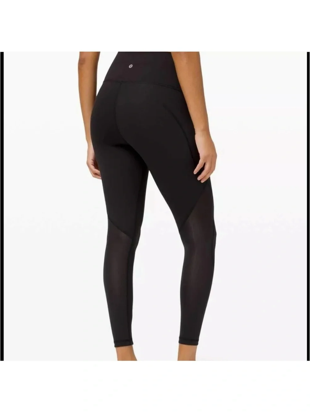 lululemon athletica Black Sculpting Mesh Leggings